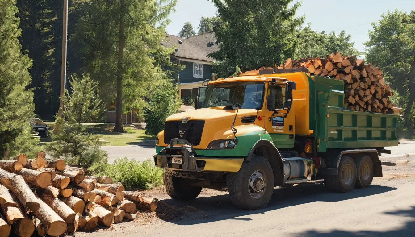 Local tree provider with a chainsaw and safety gear in the Yonkers area